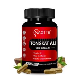NAXTTII Natural Fuel For Men Supplement With Tongkat Ali, Maca Root, Ginseng To Boost Circulation, Energy, Stamina, Drive And Performance 90 Capsules (Option: 90 pills)