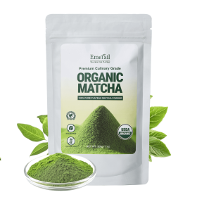 Only Self Pickup--Emerail Premium Culinary Grade Organic Matcha Green Tea Powder,Premium Unsweetened,100 Pure Matcha Powder,Smoothies,and Baking (Option: 1 piece)